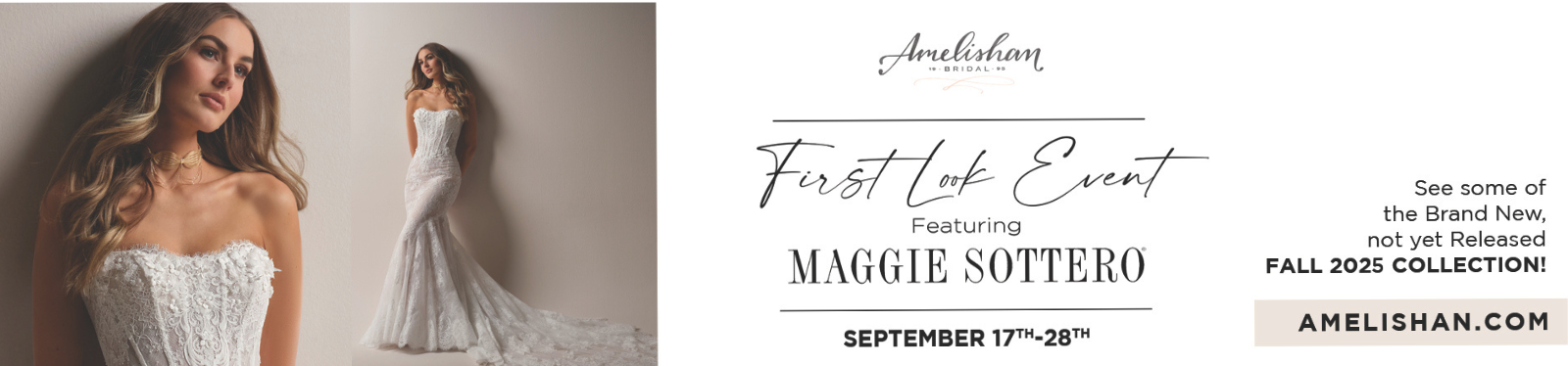 Amelishan's biggest bridal gown sale of the year